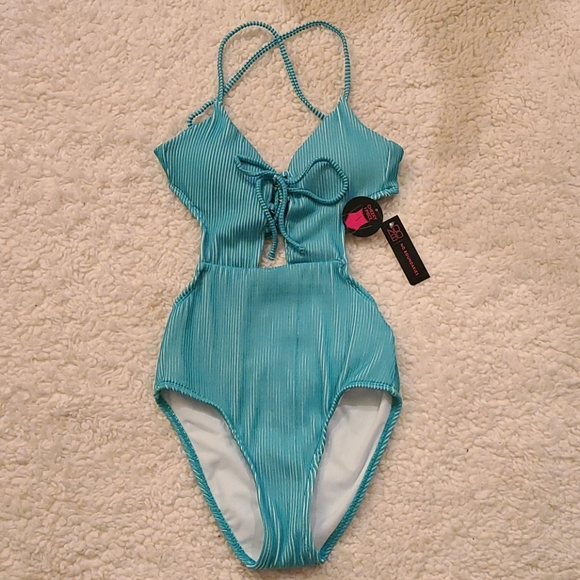 No Boundaries Other - No Boundaries Cheeky 1 Piece Swimming Suit